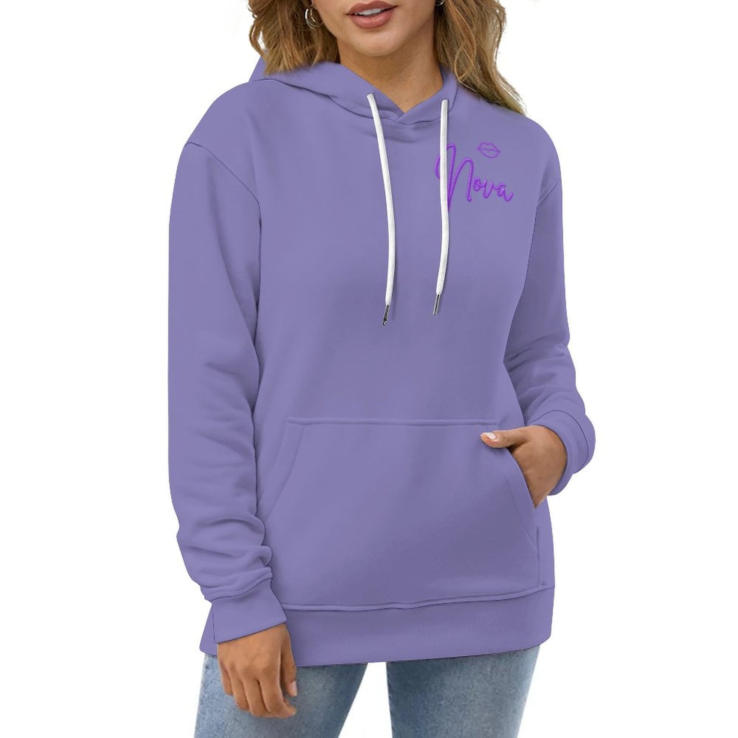 Hoodie Dog Mom lavande uni – Collection NOVA