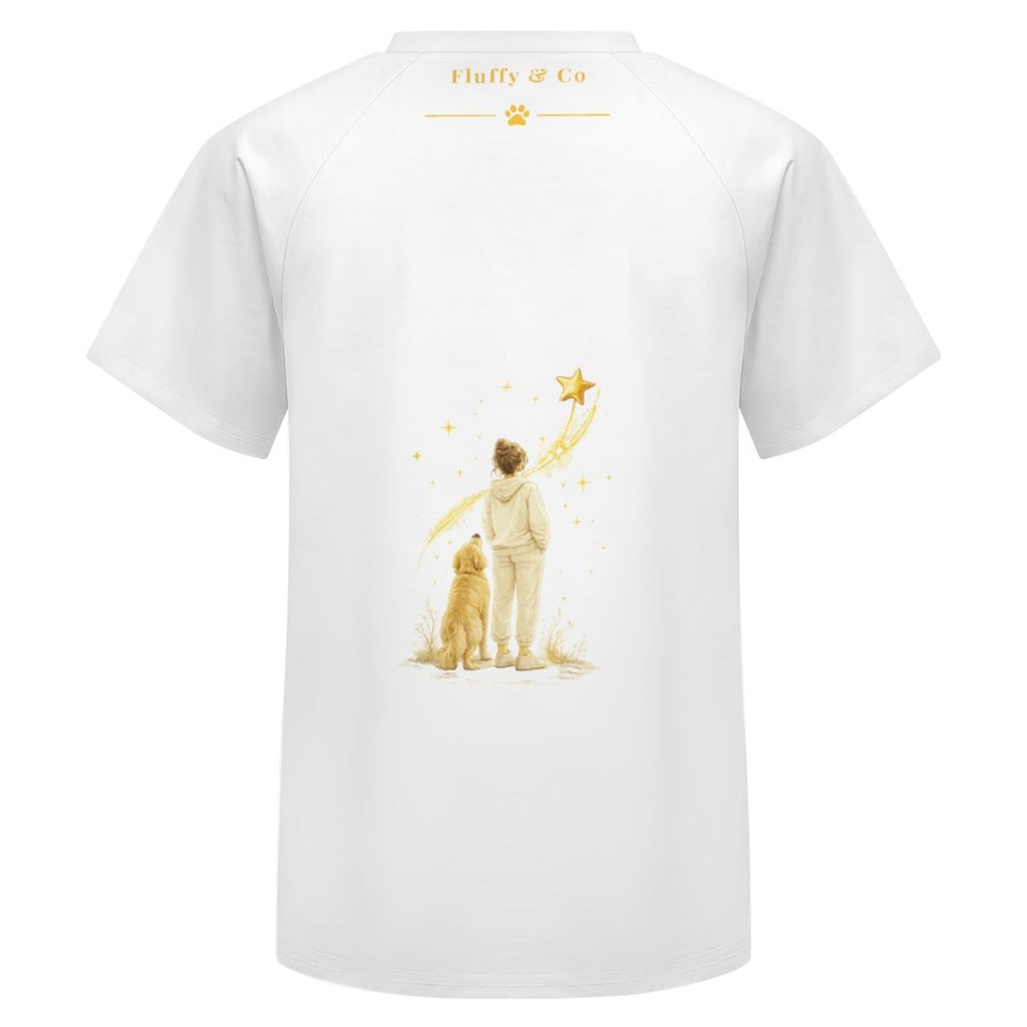 T-shirt Dog Mom blanc Illustration – Collection WILLOW