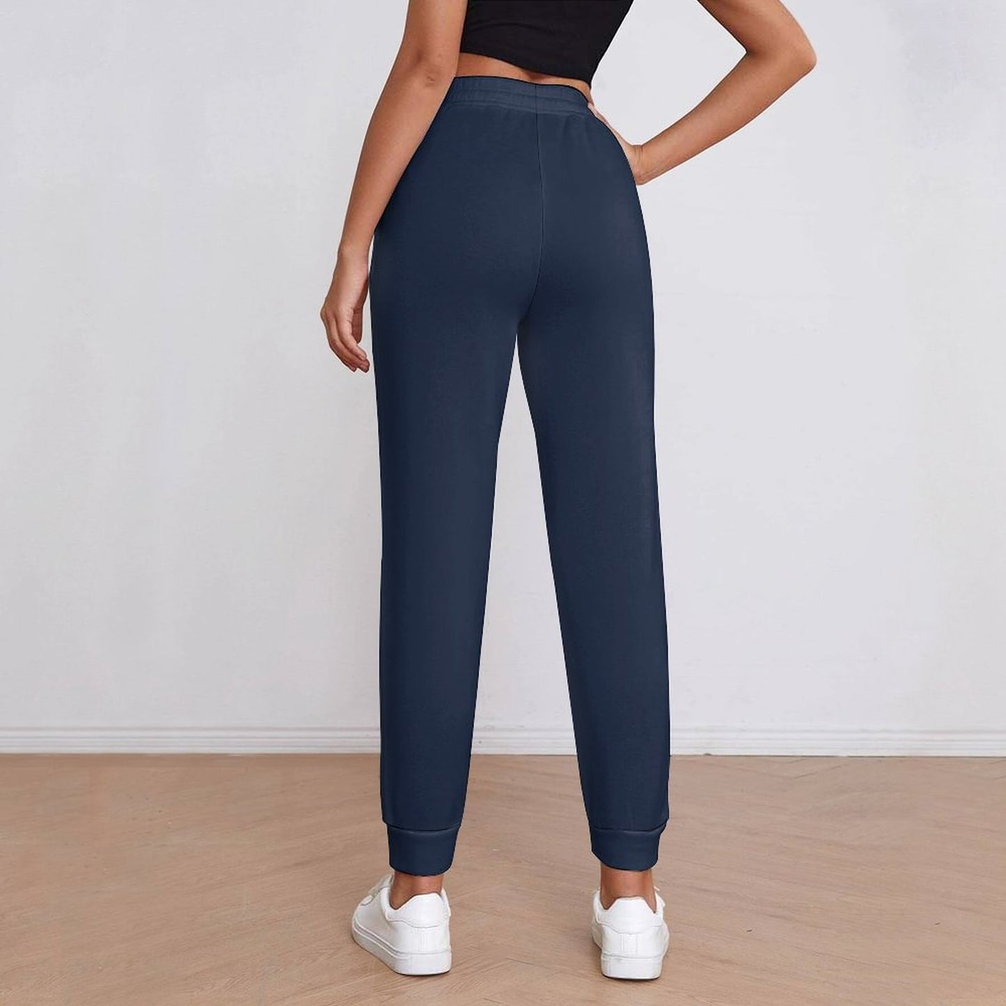 Pantalon jogging bleu nuit uni – Collection ELARA