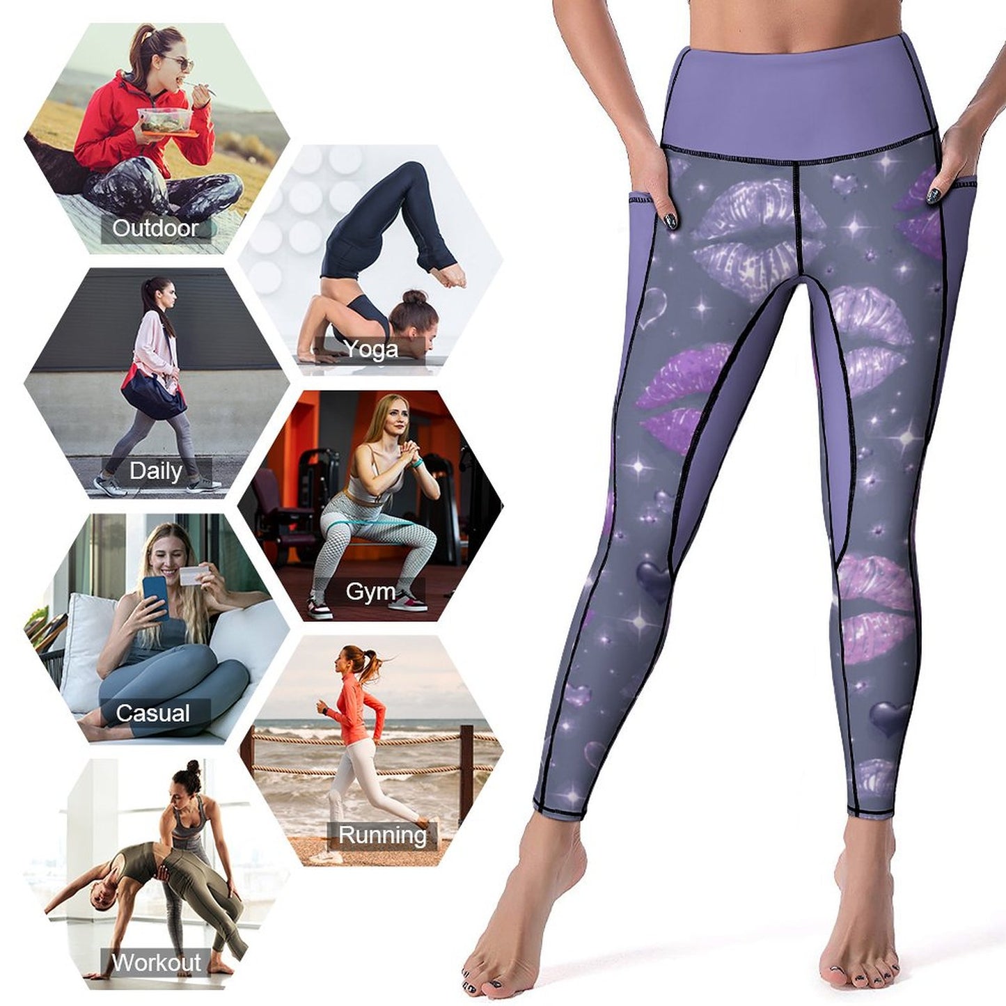 Legging Signature à motifs – Collection Nova