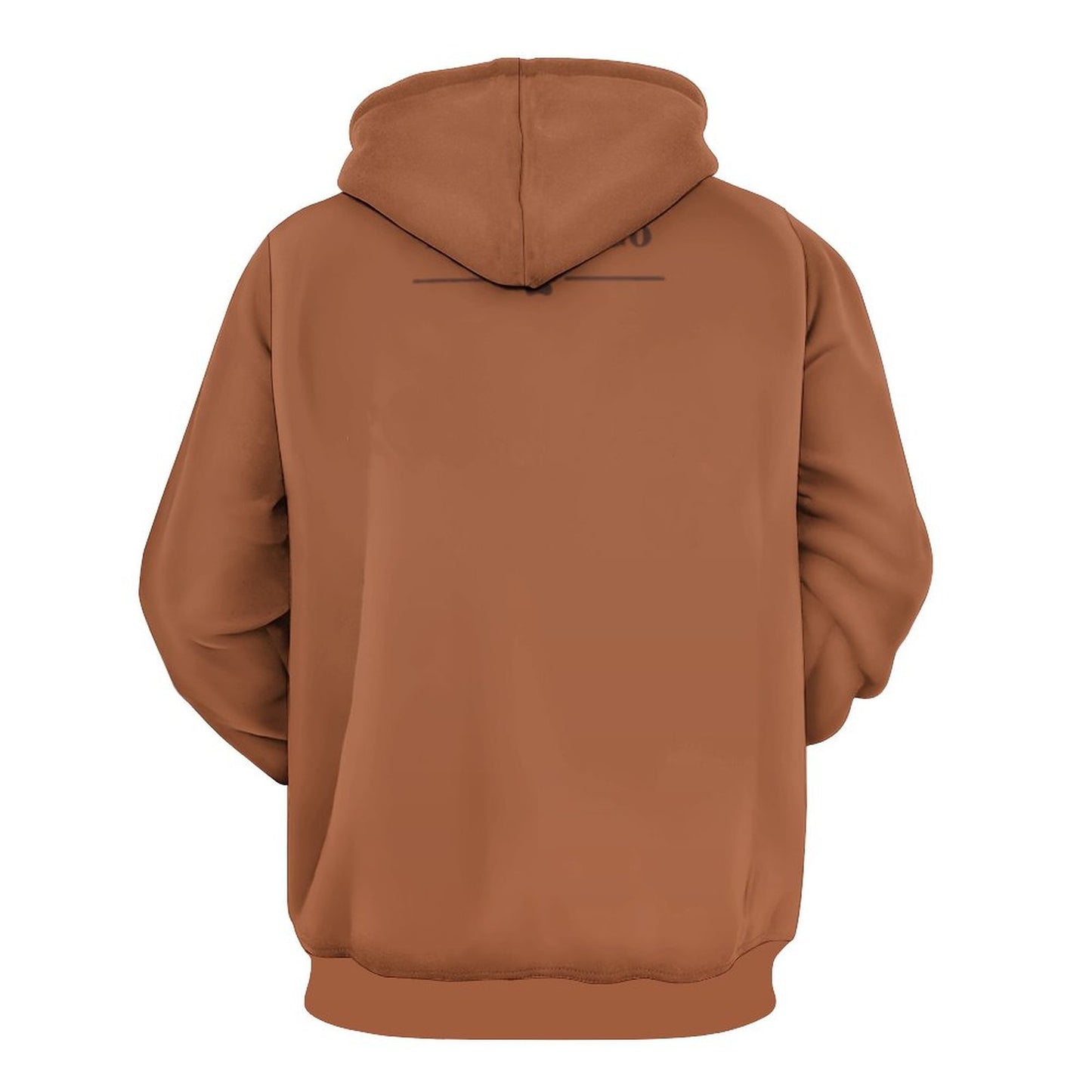 Hoodie brun terre cuite uni – Collection SIENNA