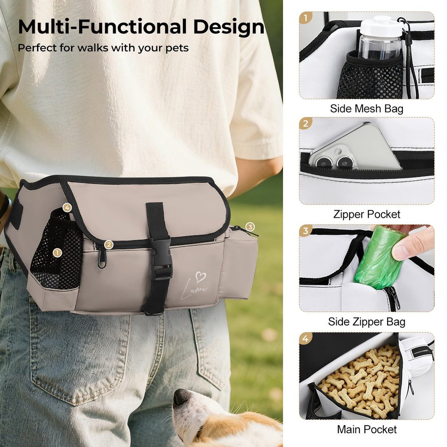 Pochette de promenade Signature - Collection Lumi