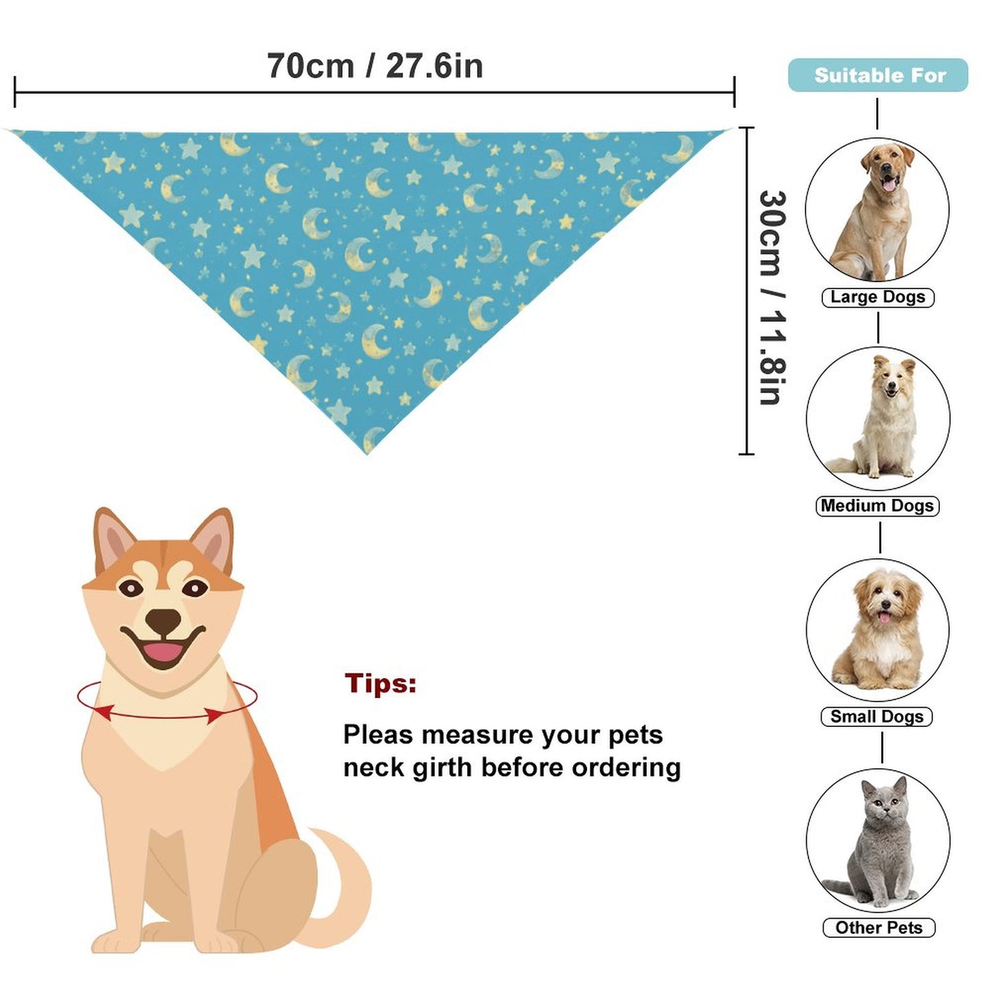 Customised Dog Bandana