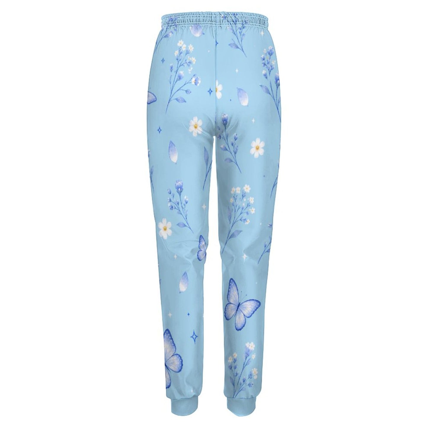 Pantalon de jogging bleu ciel à motifs – Collection OPAL