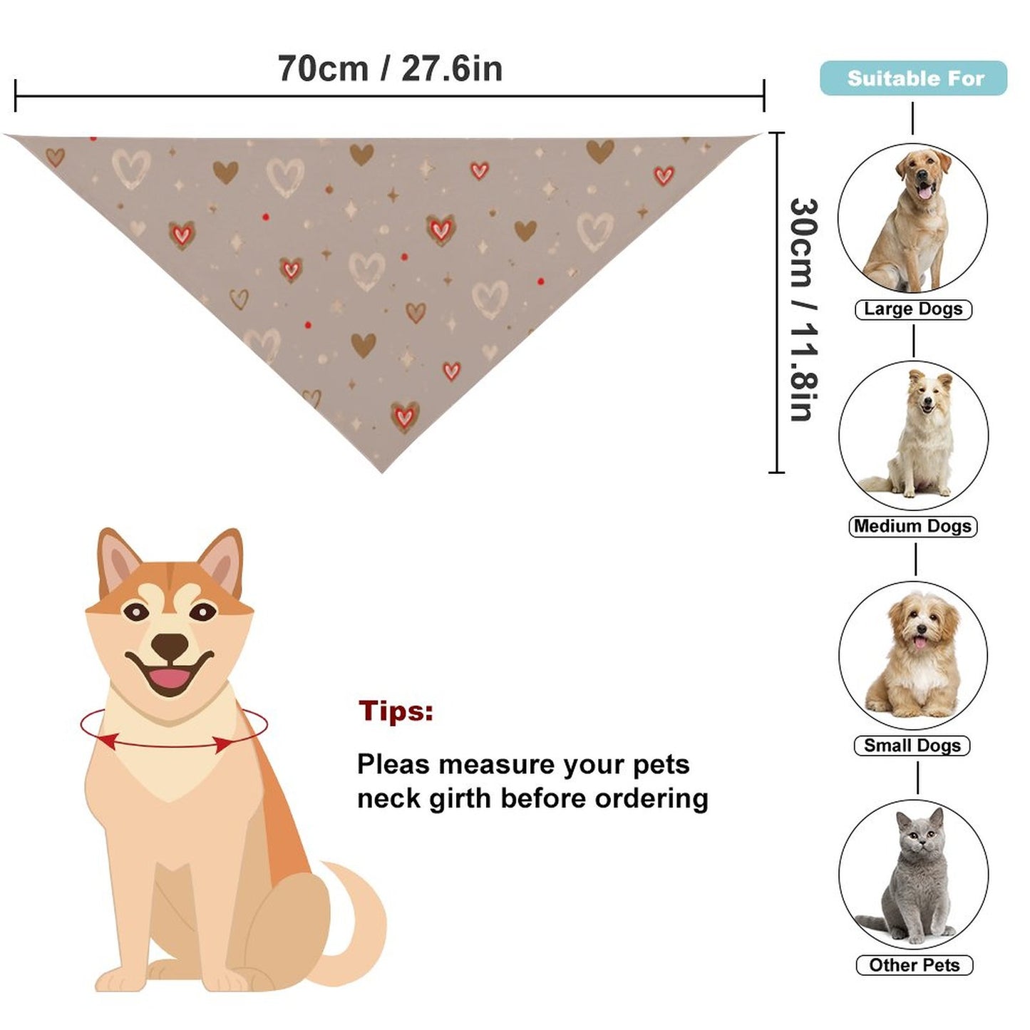 Customised Dog Bandana