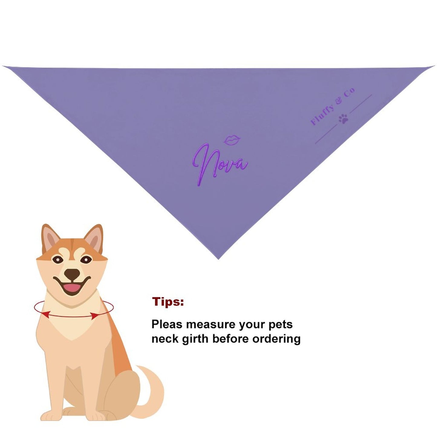 Customised Dog Bandana