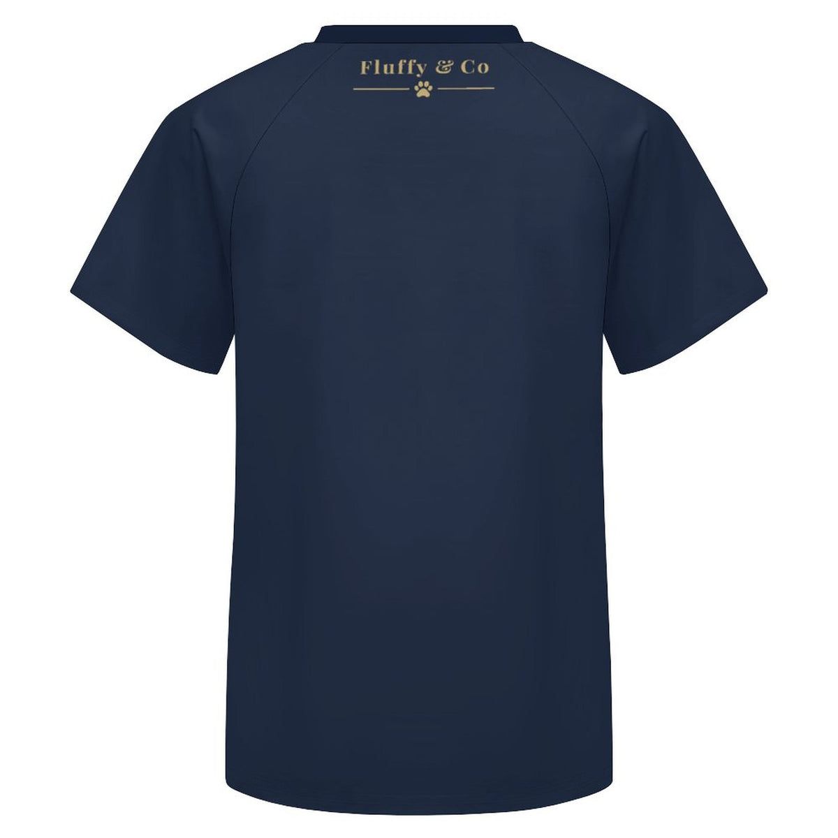 T-shirt bleu nuit uni Dog Mom – Collection ELARA
