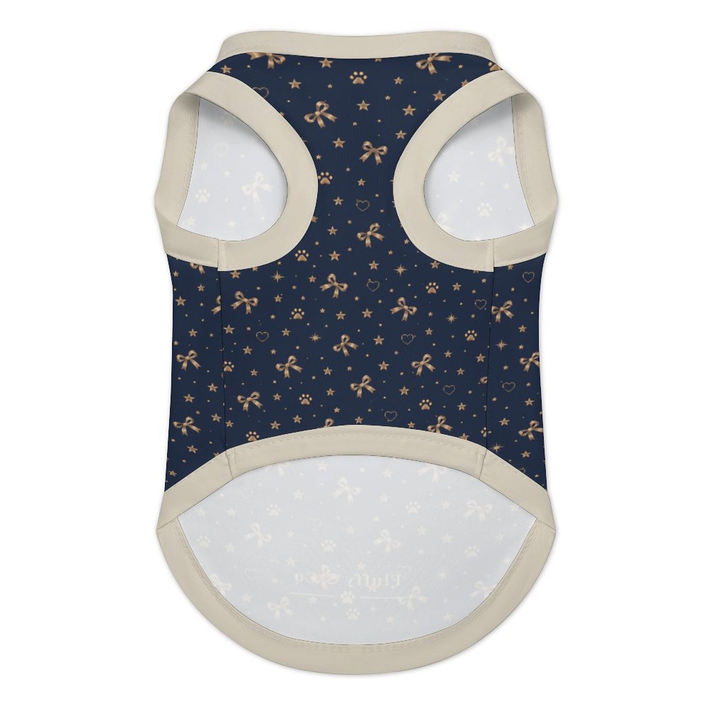 Pyjama et chandail bleu nuit à motifs pour chien – Collection ELARA
