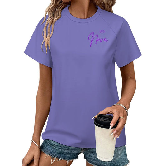 180gsm Women's Raglan T-shirt(All-Over Printing)