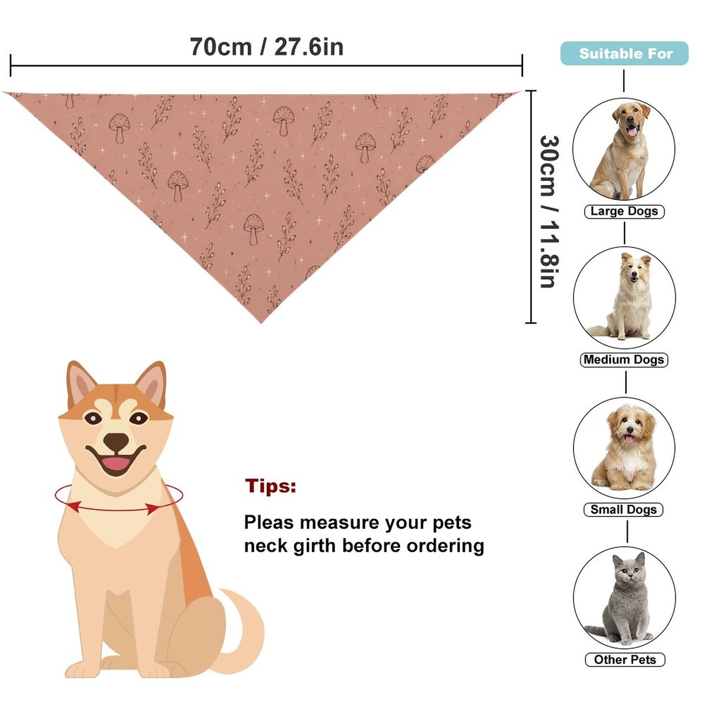 Customised Dog Bandana