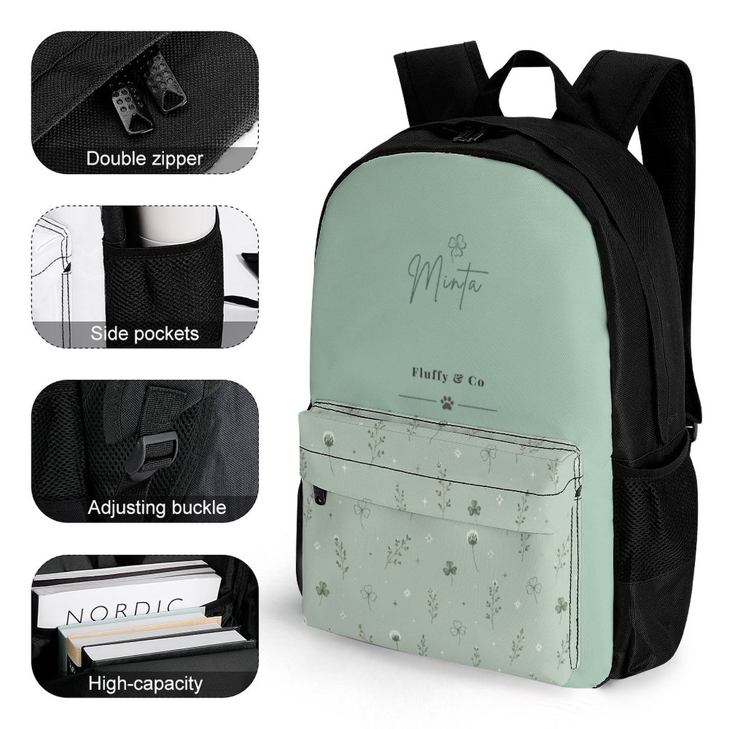 Sac à dos Signature à motifs – Collection MINTA
