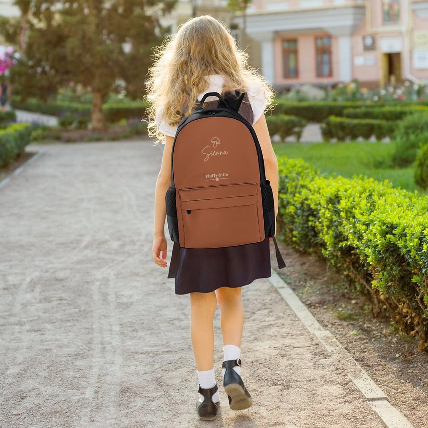 Sac à dos brun terre cuite uni – Collection SIENNA