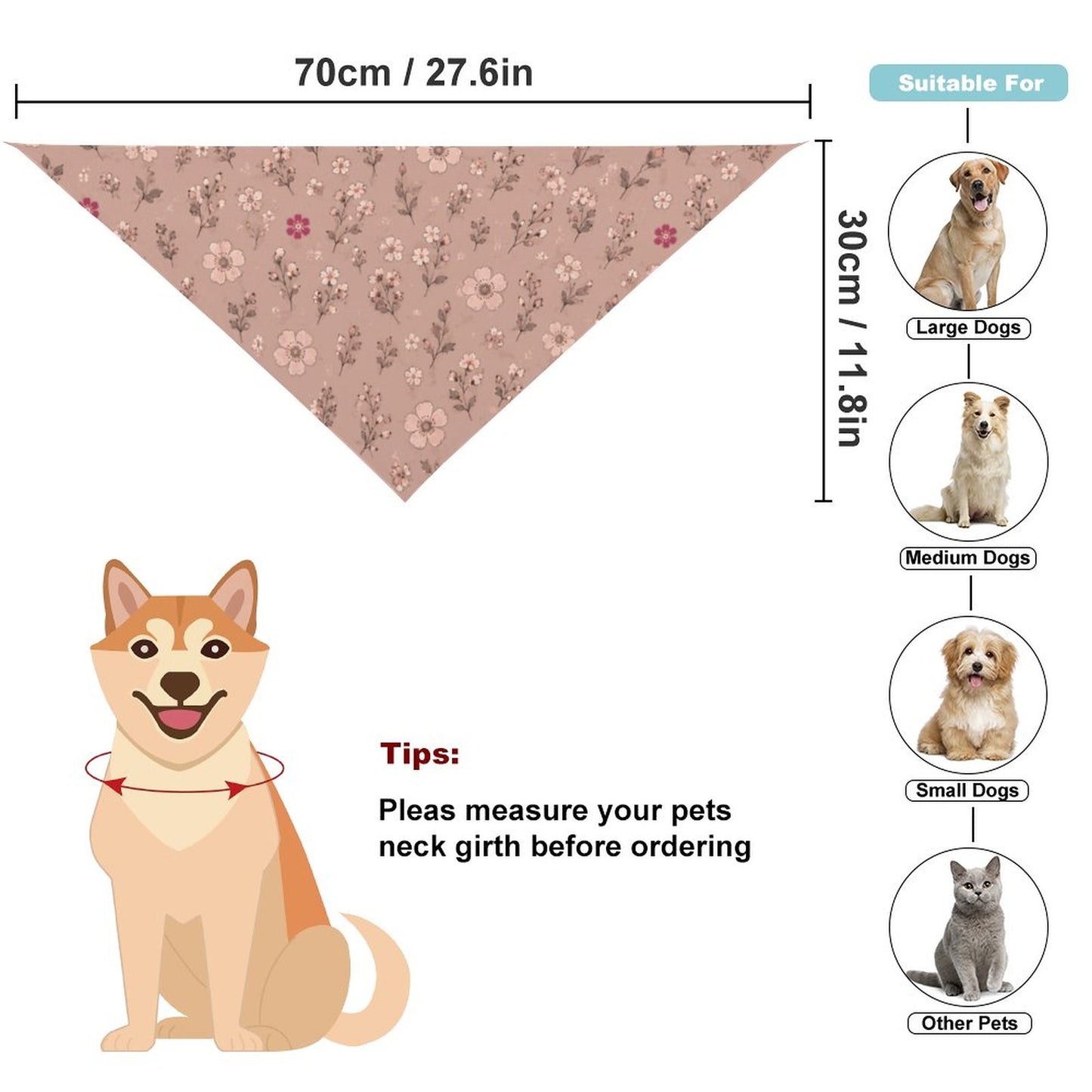 Customised Dog Bandana