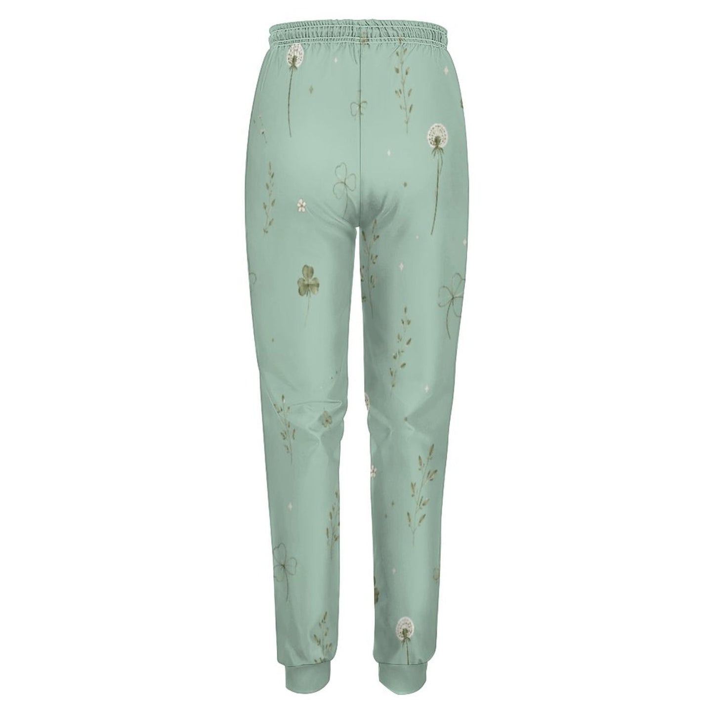 Pantalon de jogging vert sauge à motifs – Collection MINTA