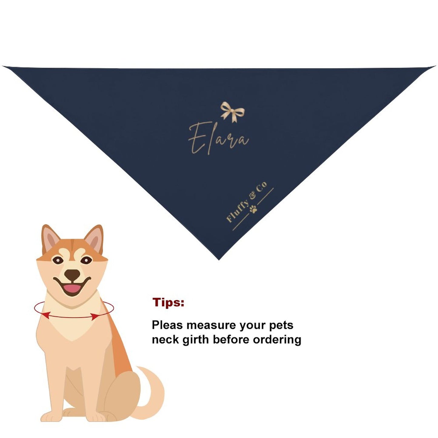 Customised Dog Bandana