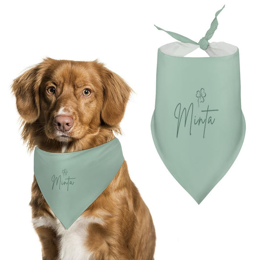 Bandana Signature pour chien – Collection MINTA