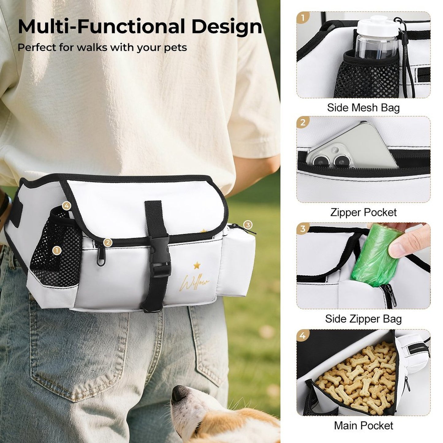 Pochette de promenade Signature - Collection Willow