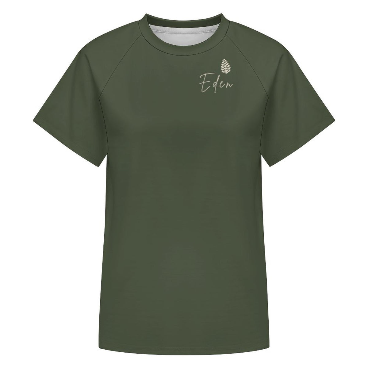 T-shirt vert forêt Illustration Dog Mom – Collection EDEN