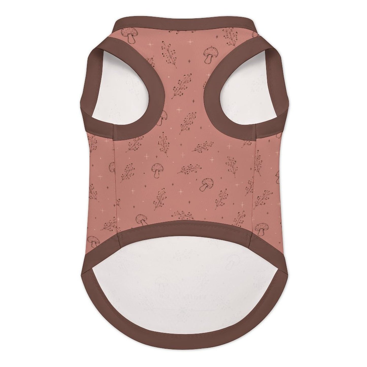 Pyjama et chandail terracotta à motifs pour chien – Collection SIENNA