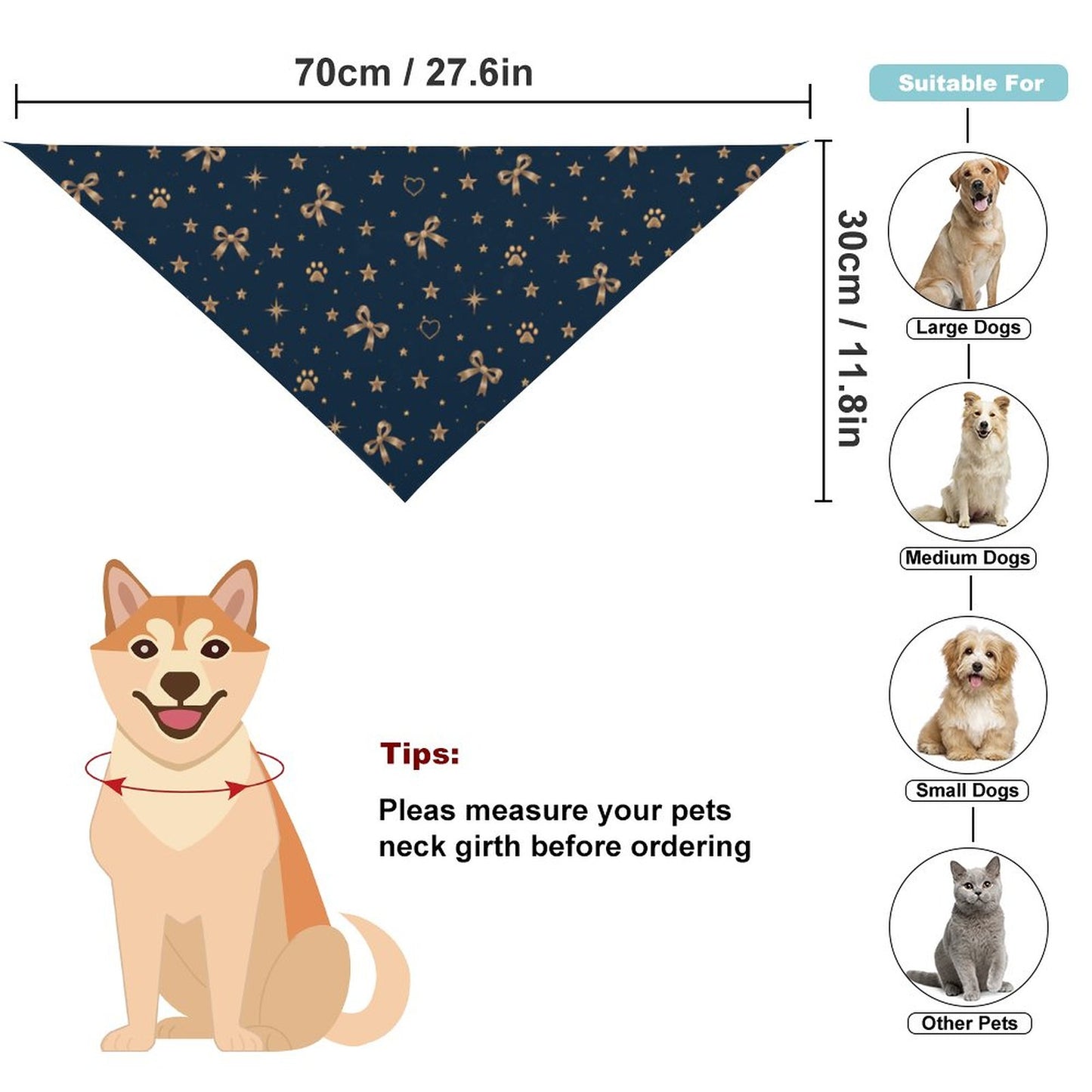 Customised Dog Bandana