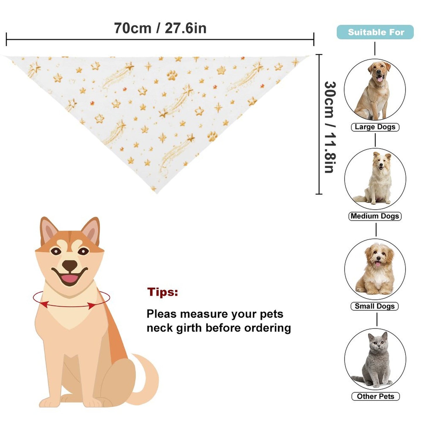 Customised Dog Bandana