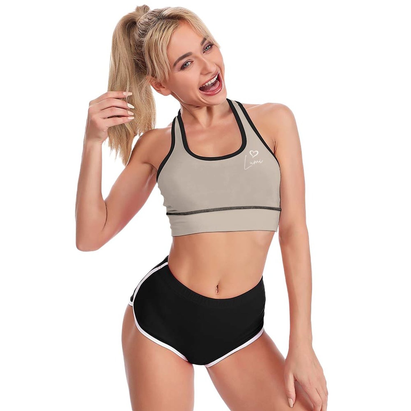 Custom Printed Patterned Yoga Sports Bra(All-Over Printing)