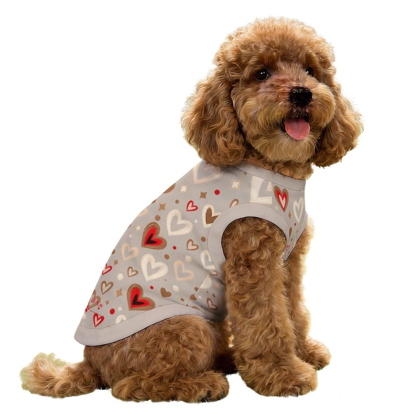 Ice Silk Pet Tank Top(All-Over Printing)