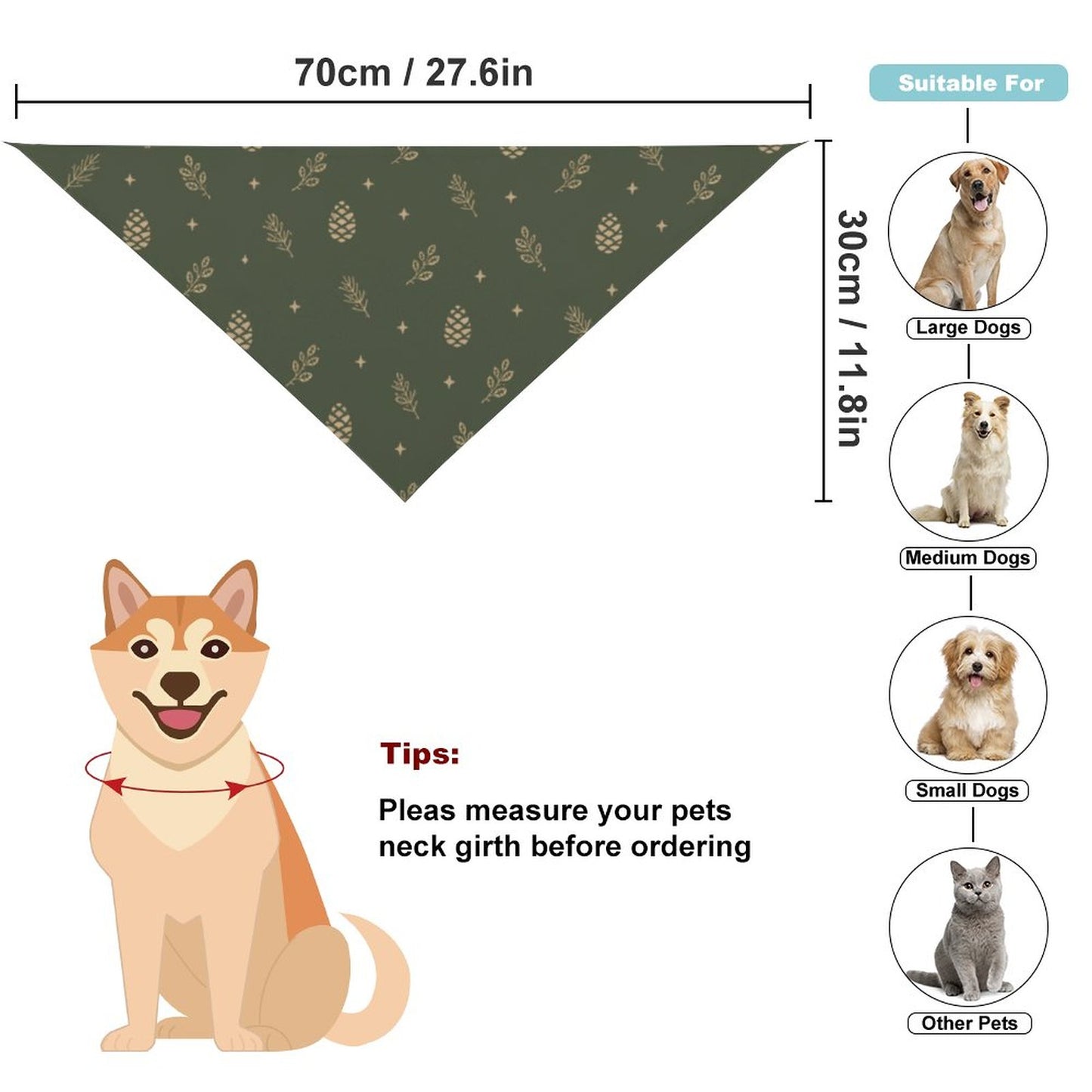 Customised Dog Bandana