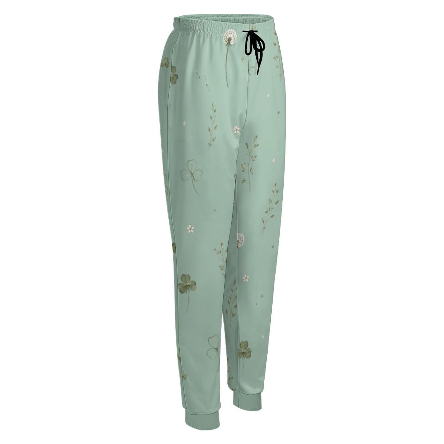 Pantalon de jogging vert sauge à motifs – Collection MINTA