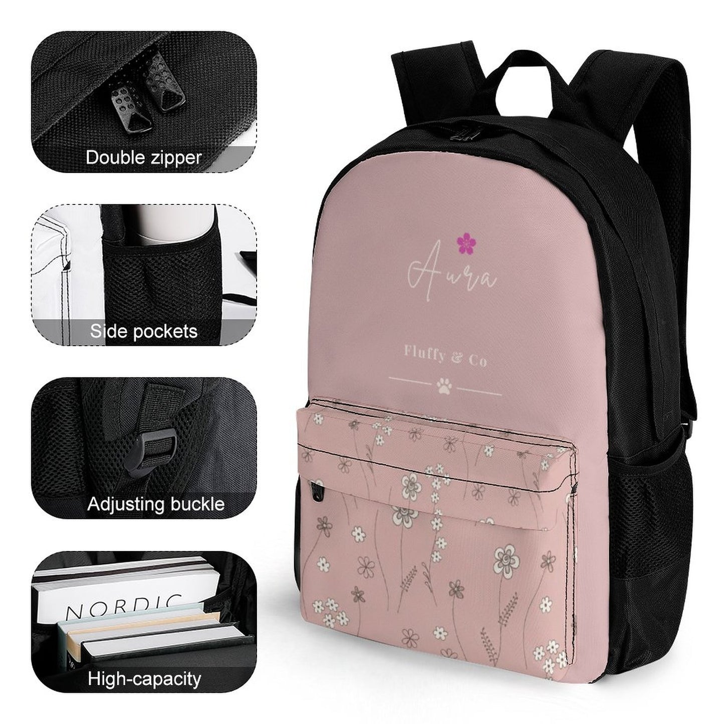 Sac à dos Floral – Collection AURA