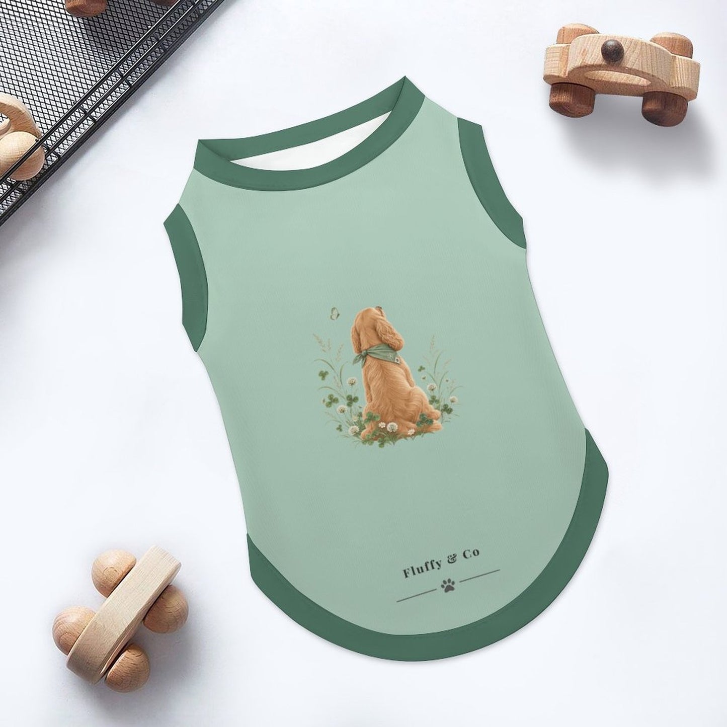 Ice Silk Pet Tank Top(All-Over Printing)
