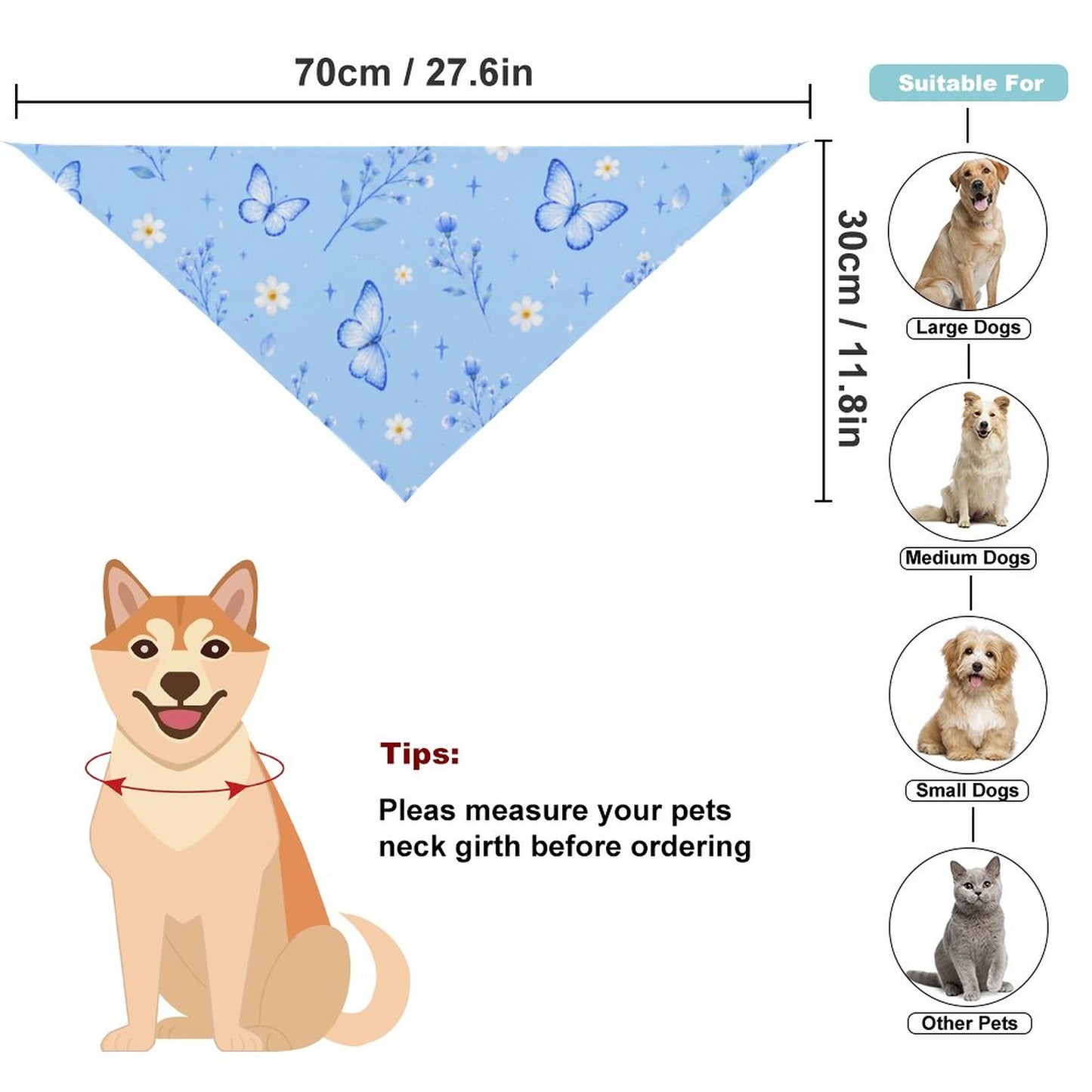 Customised Dog Bandana